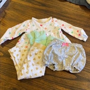 Baby Girl’s Shirt and Pants Set